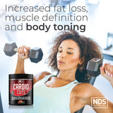 Cardio Cuts ingredientes MCT CLA L-Carnitina mostrando apoyo metabólico