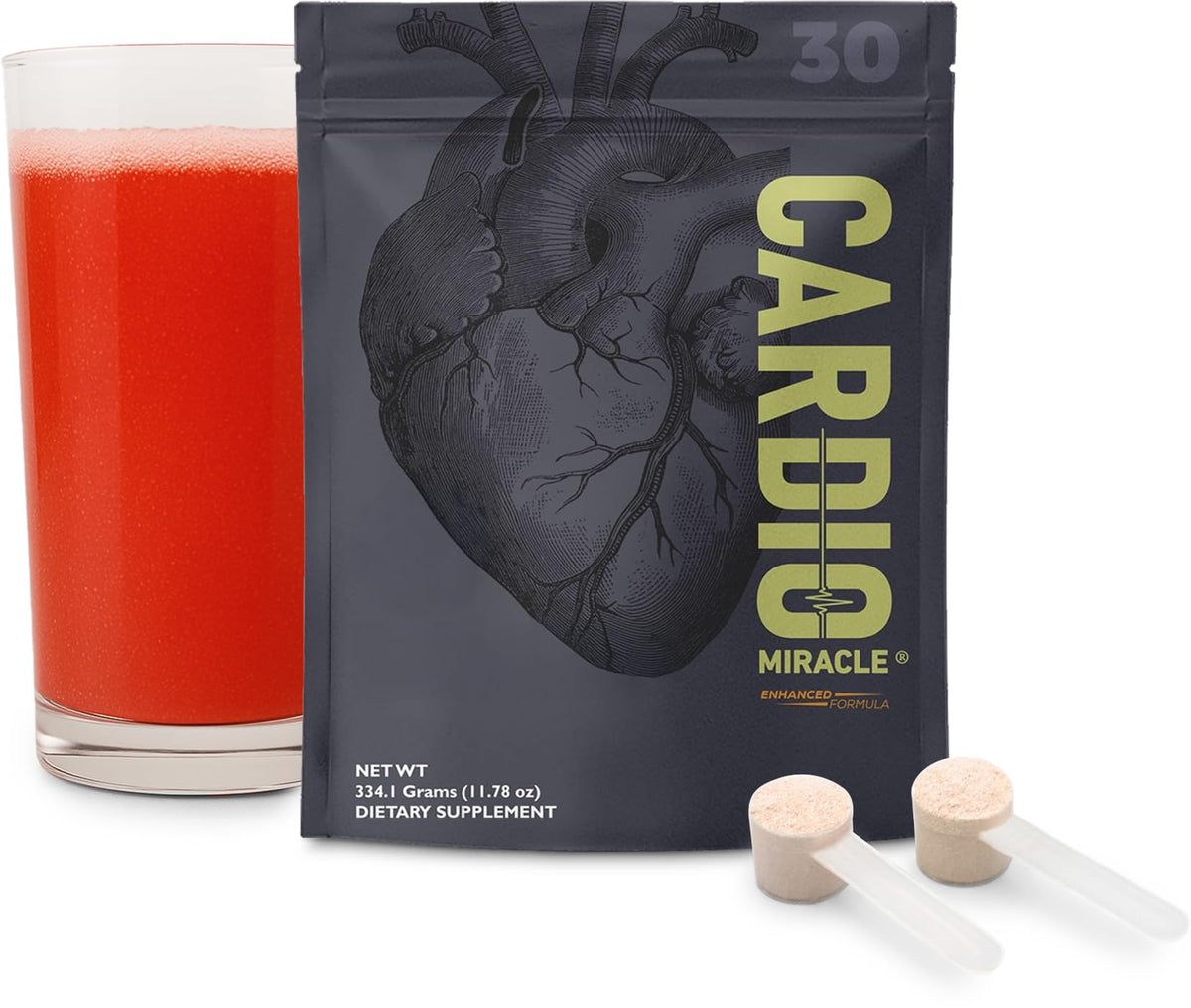 Cardio Miracle frente del envase mostrando el diseño y beneficios visibles