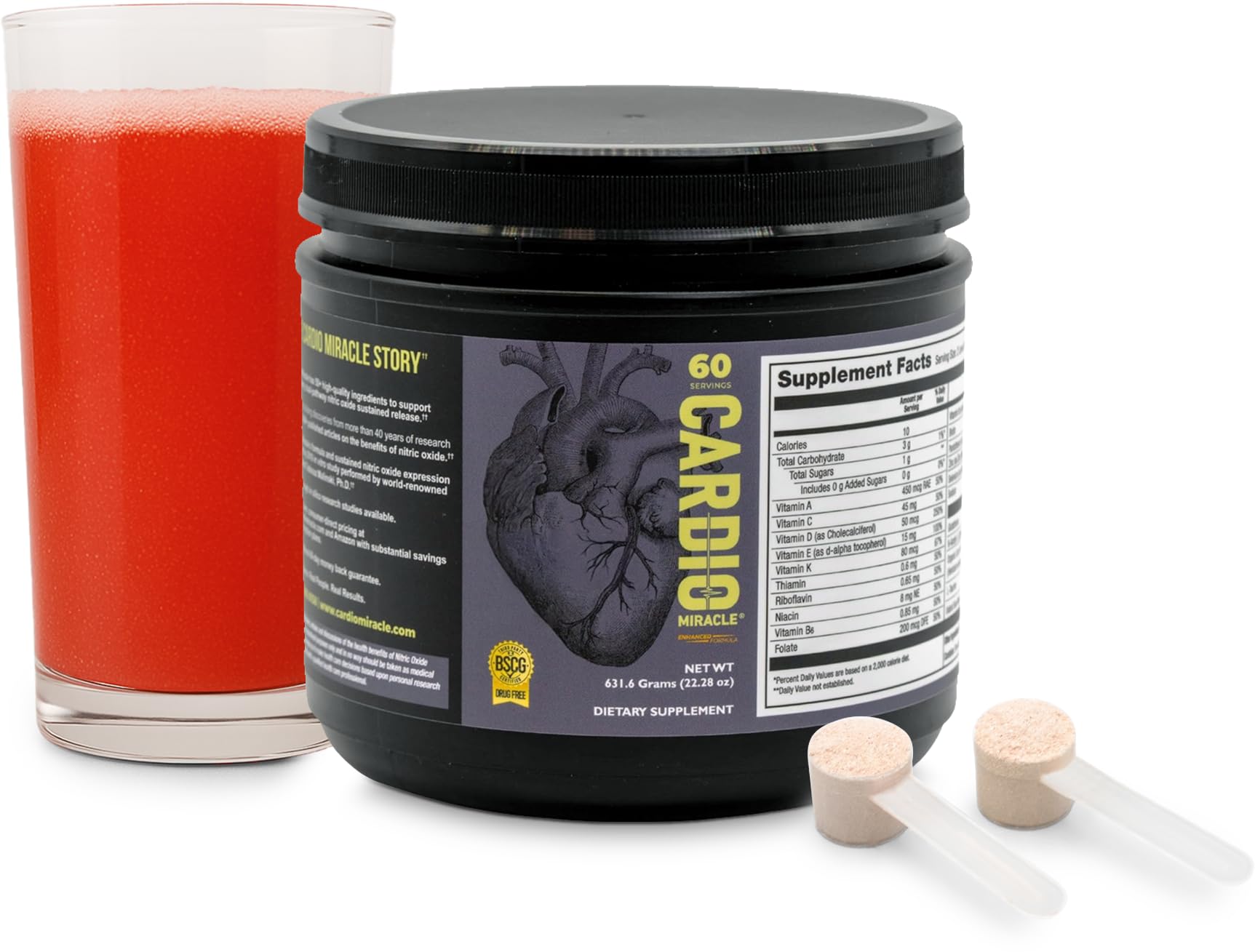 Cardio Miracle envase frontal mostrando etiqueta y beneficios visibles