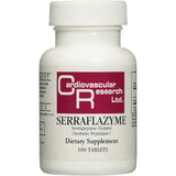 Cardiovascular Research Serraflazyme frente de empaque muestra marca y beneficio de absorción