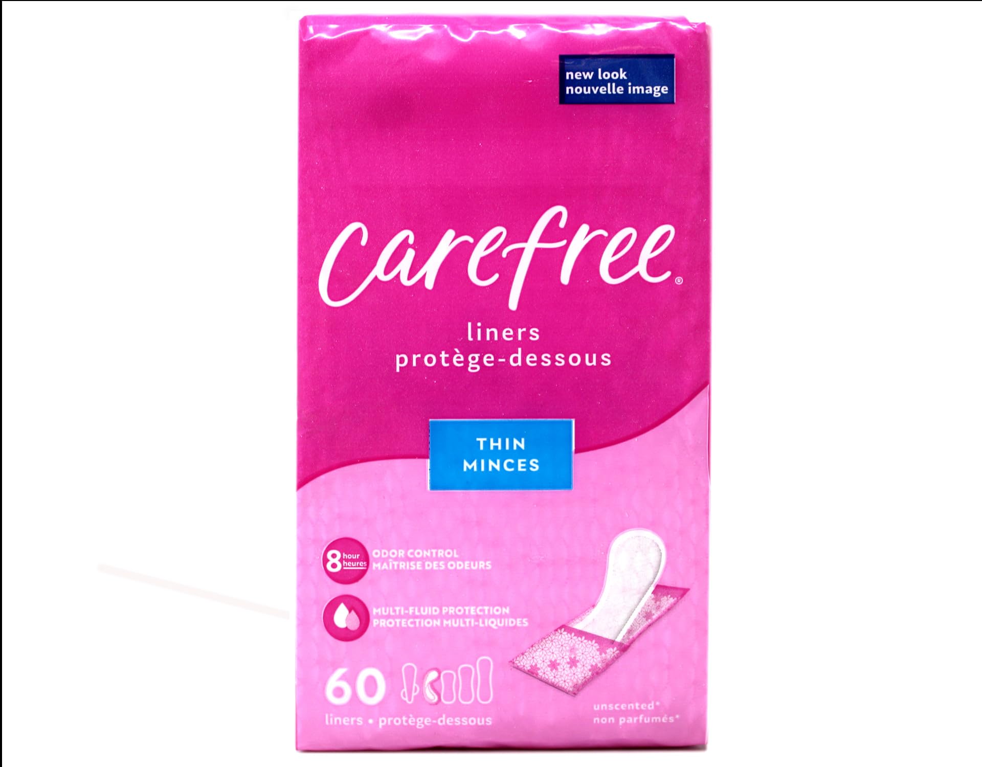 Carefree primer plano del núcleo mejorado, mayor absorción que versiones previas