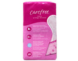 Carefree protector colocado en ropa interior, discreción y comodidad diaria