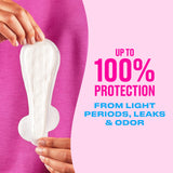 Carefree detalle de textura del protector para comodidad y absorción