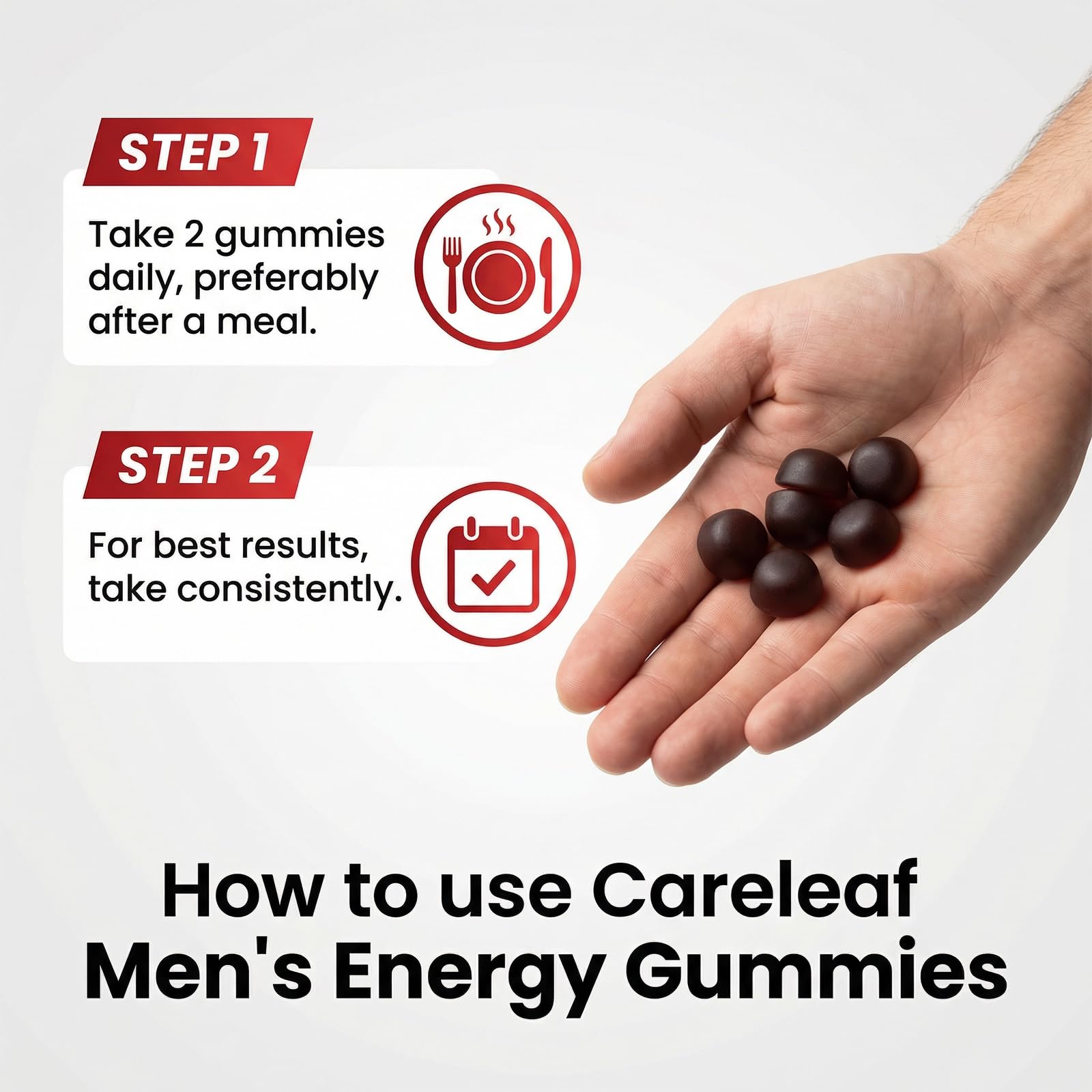 careleaf ingredientes naturales como maca y ginseng en primer plano