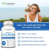 Caribou Nutrition cápsulas en mano para comparar tamaño y dosis