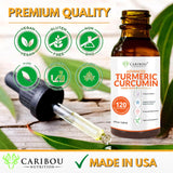 Caribou Nutrition etiqueta legible con detalles de ingredientes y garantía