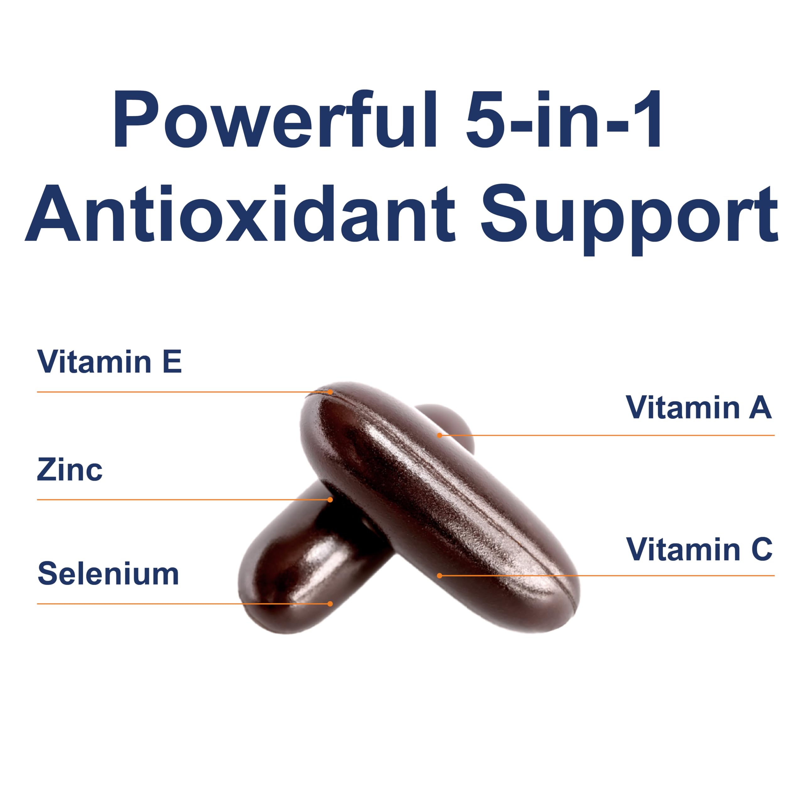 Carlson botella abierta con softgels visibles para visual del contenido práctico