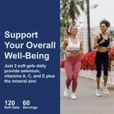 Carlson etiqueta con información nutricional y pruebas de calidad certificadas