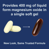 Carlson bote abierto con softgels visibles para verificar cantidad