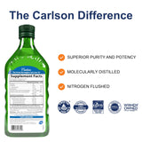 Carlson botella 500 ml con etiqueta legible, transparencia y confianza