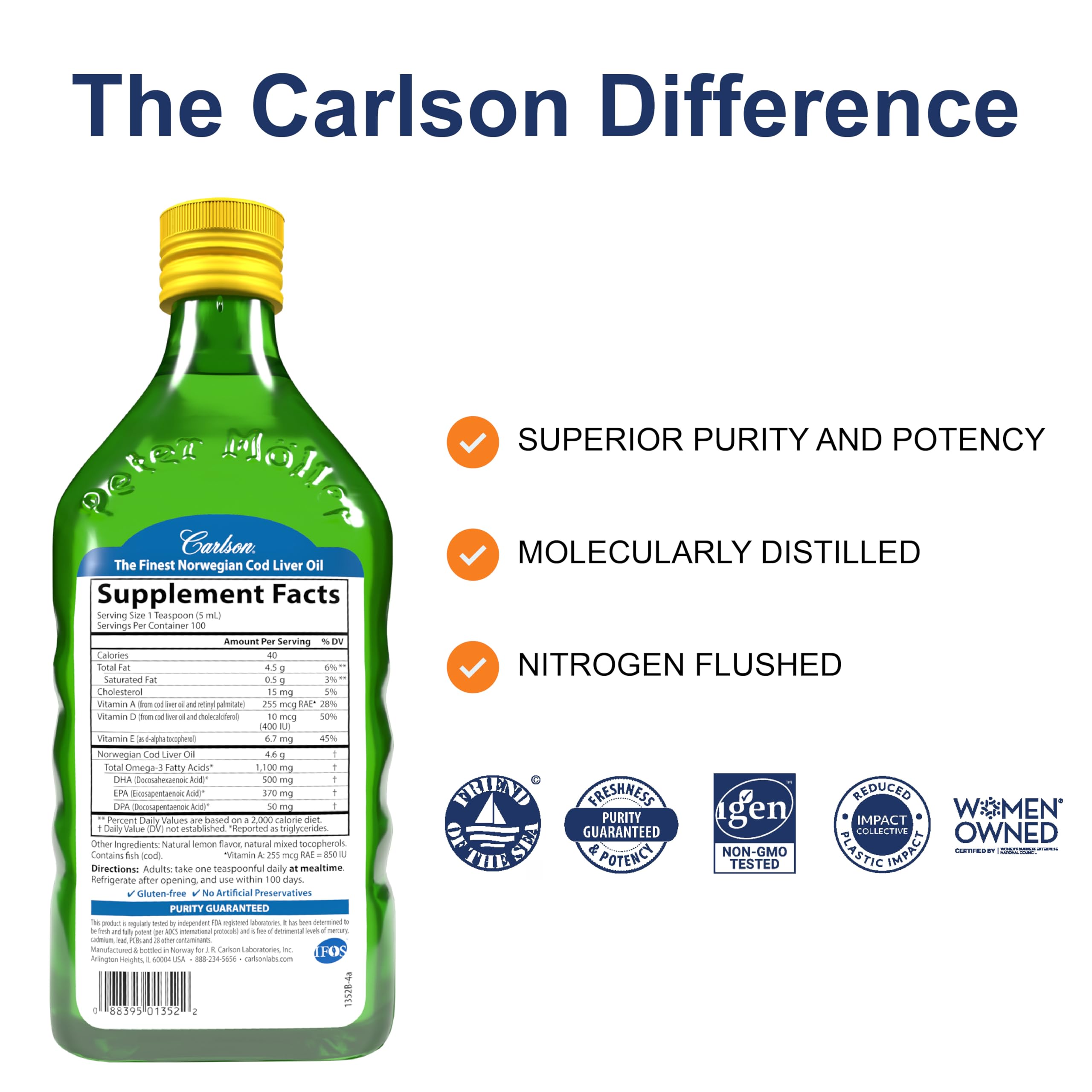 Carlson botella de cerca con sabor limón, aspecto apetecible y fresco