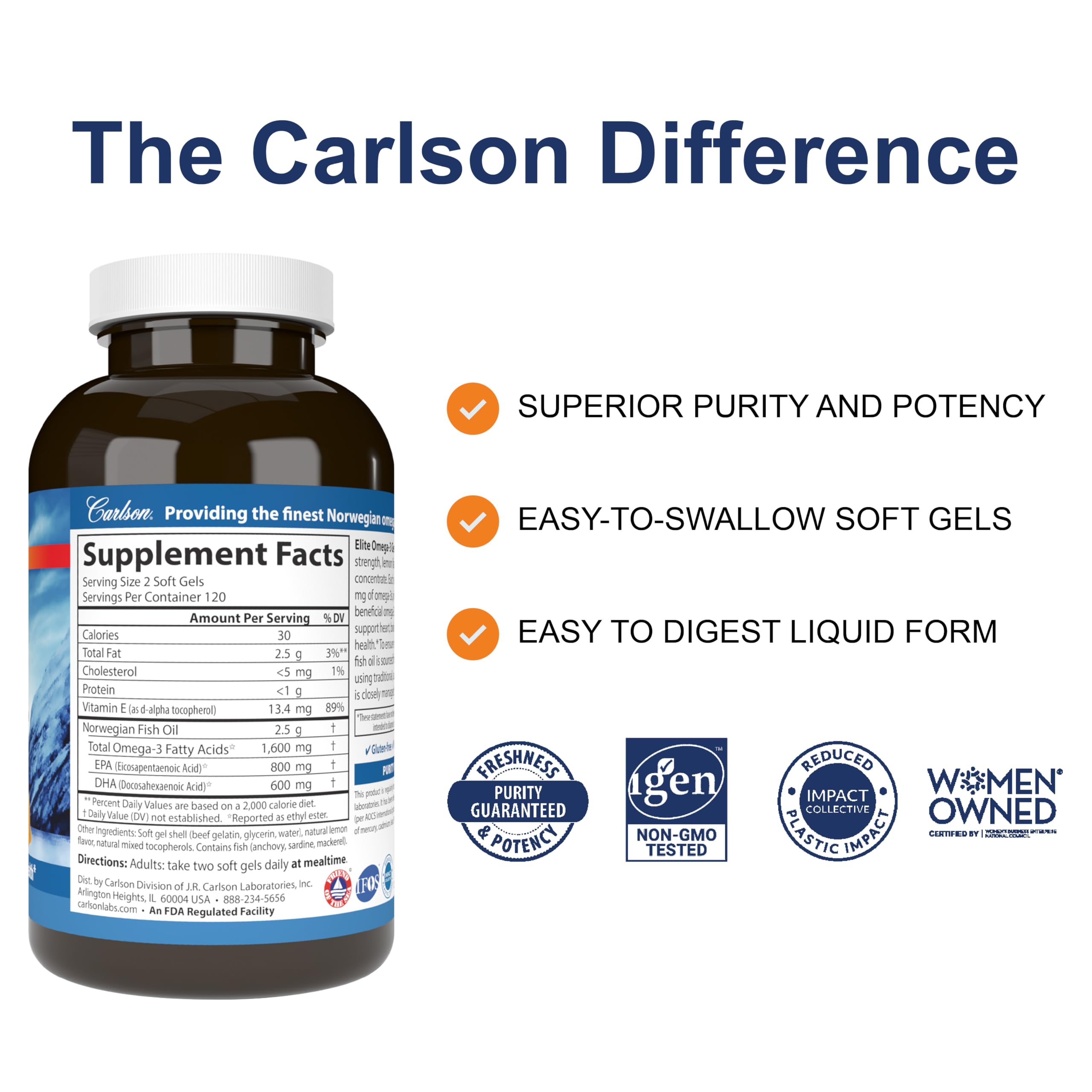 Carlson primer plano de una cápsula con textura suave y brillo