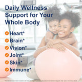 Carlson cápsula en mano para comparar tamaño y facilidad de deglución