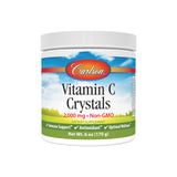 Carlson envase frontal de cristales de vitamina C clara y práctica
