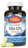 Carlson vista frontal del frasco mostrando envase y beneficio de pureza
