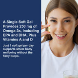 Carlson etiqueta con información de vitaminas A y D3 y origen