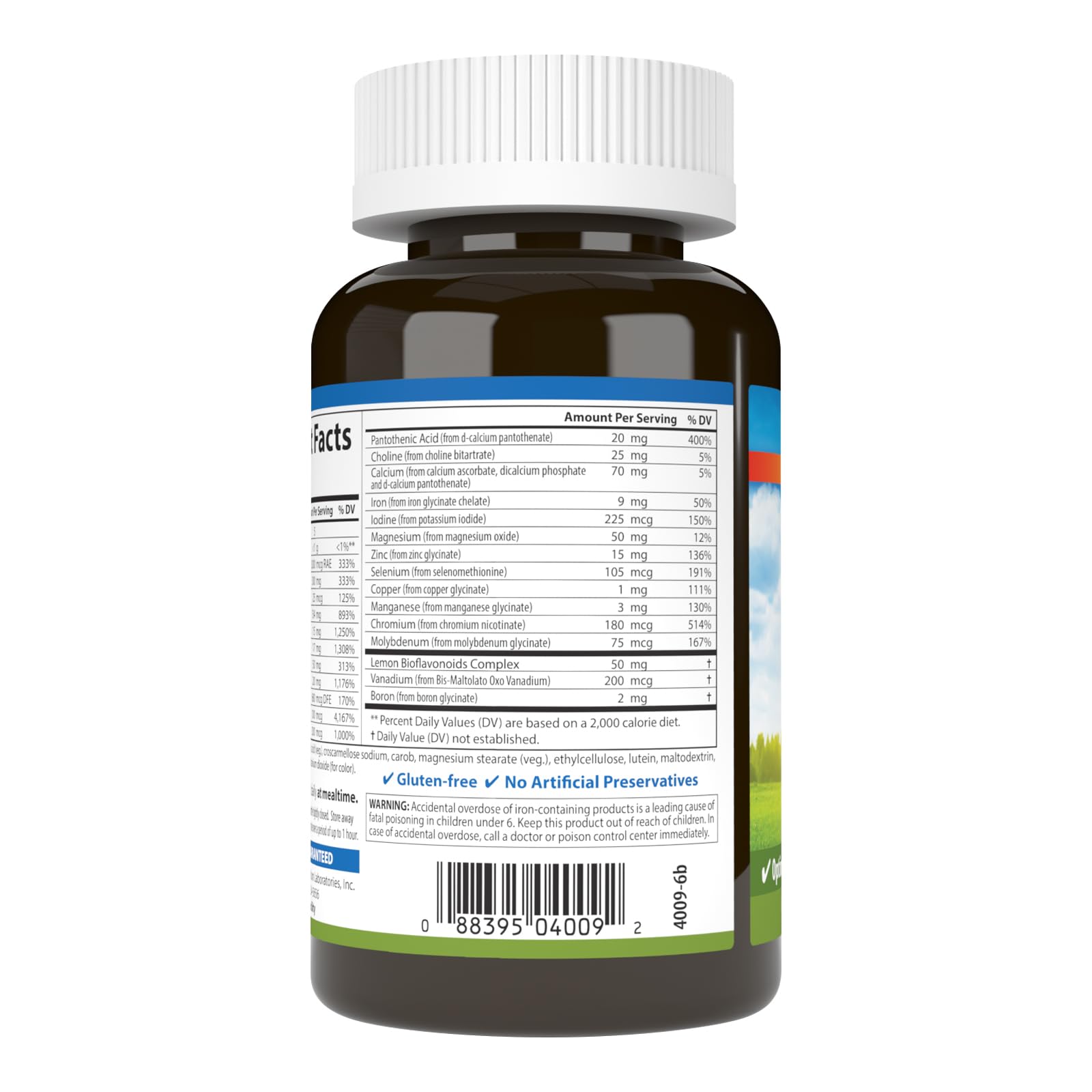 Carlson etiqueta con lista de ingredientes para verificar calidad