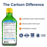 Carlson textura del aceite de hígado de bacalao resalta pureza