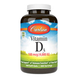 Carlson frente del empaque mostrando 360 softgels y beneficios claros