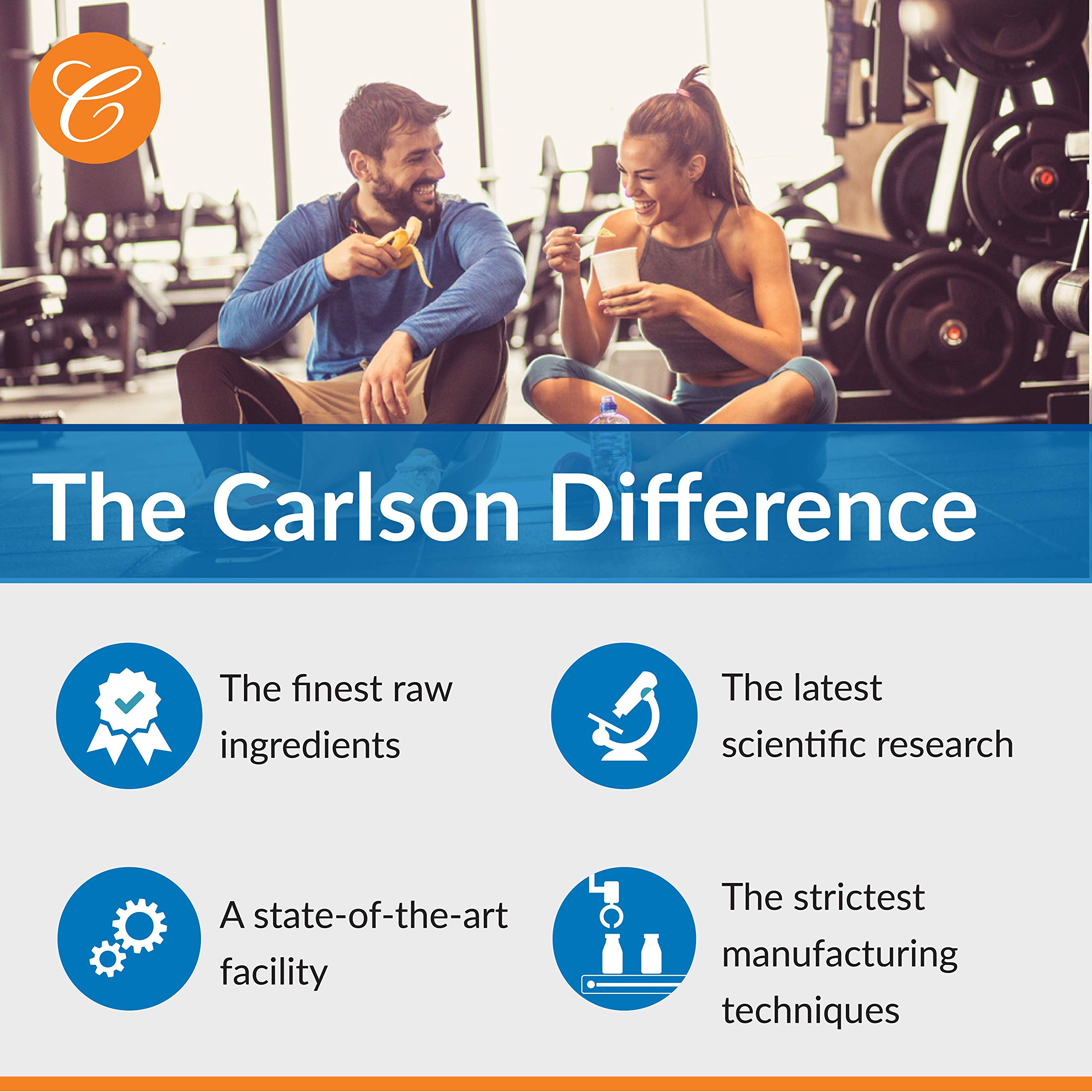 Carlson cápsula abierta muestra textura y absorción del aceite