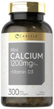 Carlyle frasco frontal mostrando 300 softgels y conveniencia
