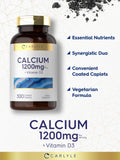Carlyle etiqueta nutricional destacando calcio 1200 mg y D3