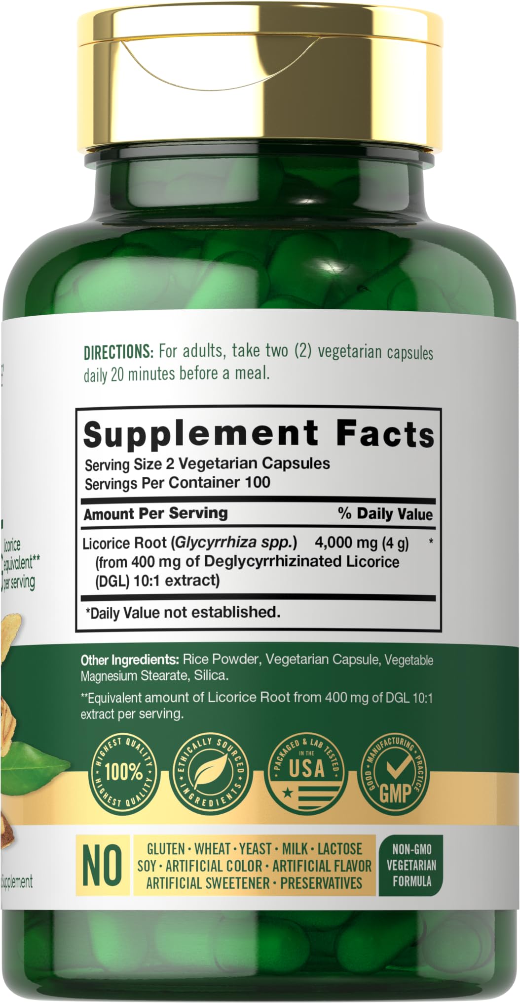 Carlyle detalle de cápsulas vegetarianas, textura clara y formulación pura