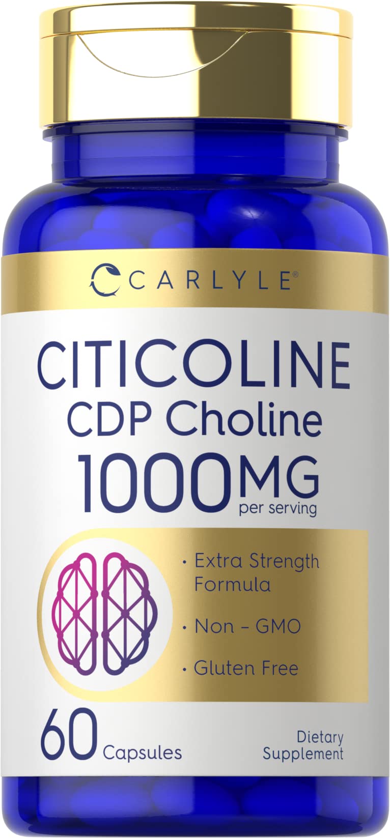 Carlyle envase frontal muestra 60 cápsulas y claridad en ingredientes