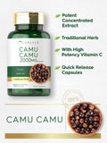 Carlyle etiqueta en detalle con ingredientes y beneficios visibles al usuario