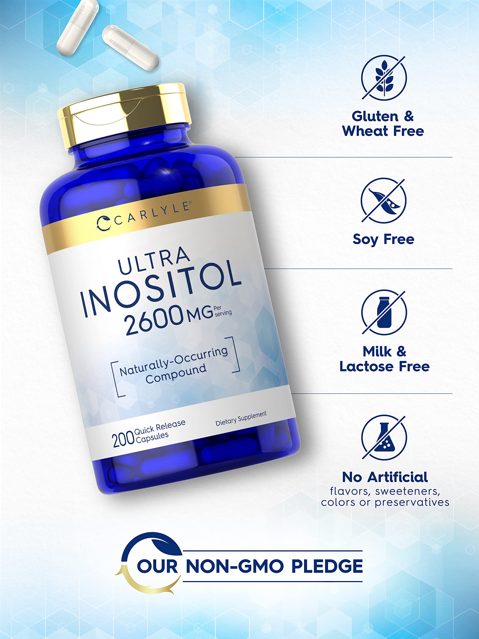 Carlyle etiqueta con información nutricional y calidad verificada