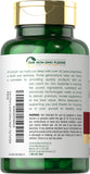 Carlyle etiqueta informativa con ingredientes y pruebas de laboratorio visibles