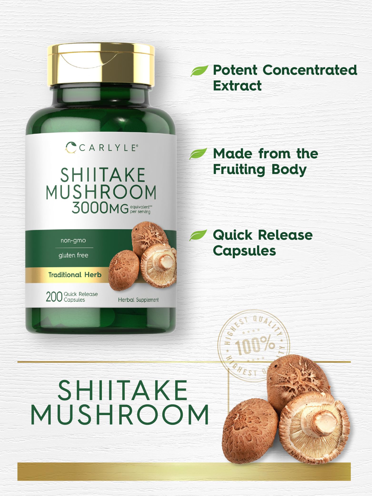 Carlyle etiqueta nutricional en close-up que muestra transparencia
