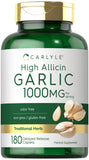 Carlyle frasco adelante mostrando 180 caplets y envase limpio beneficios claros