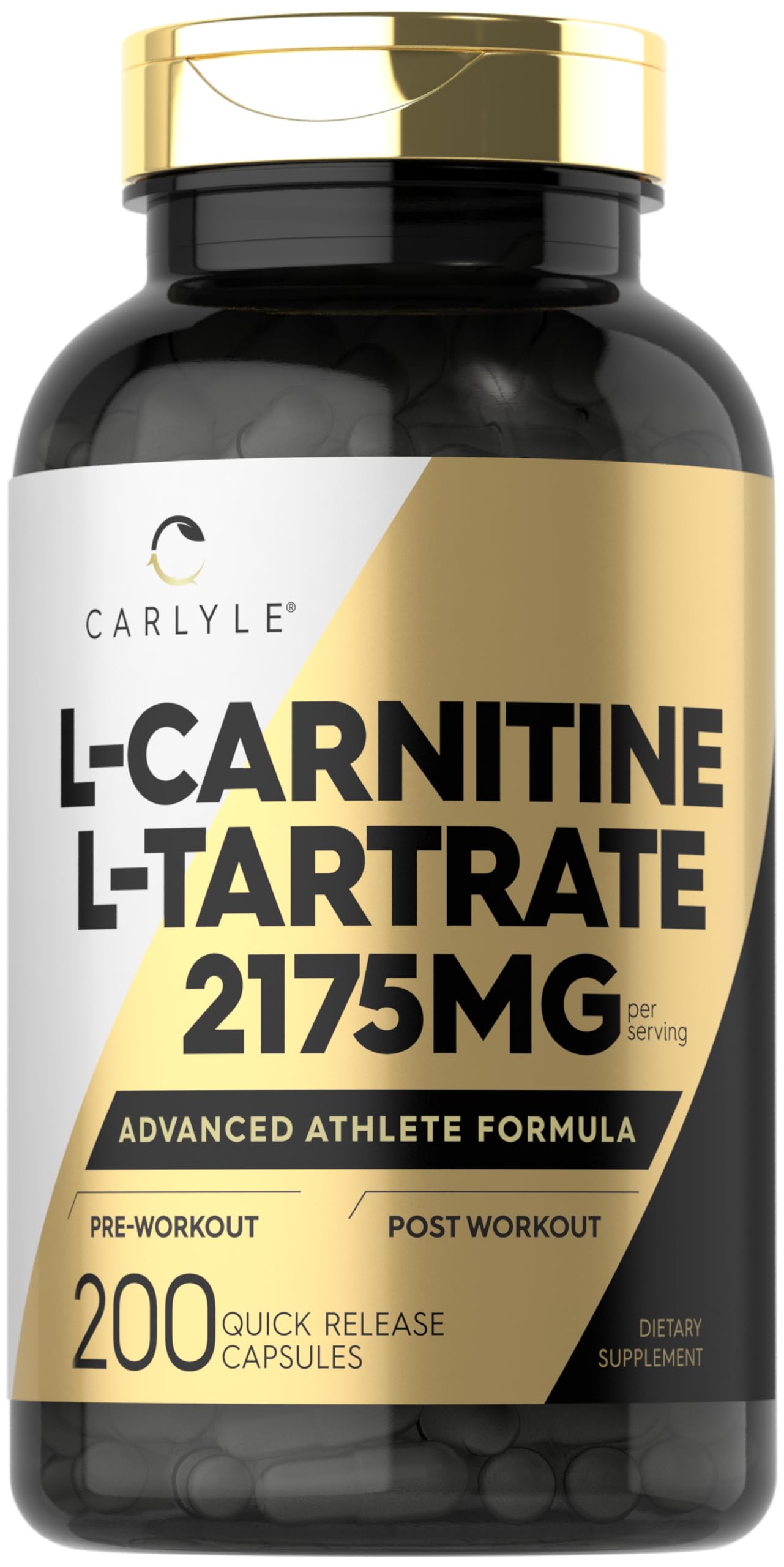 Carlyle frasco delante mostrando etiqueta y cantidad, confianza y valor