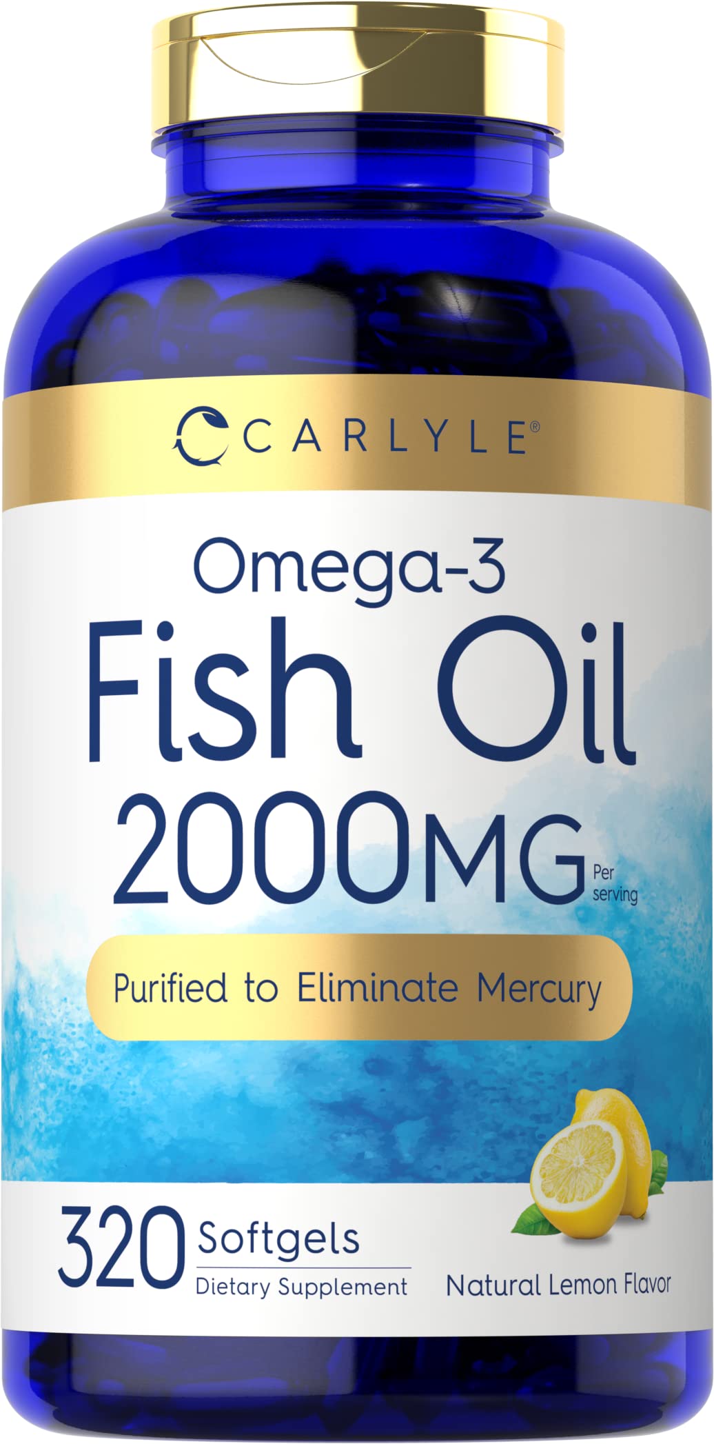Carlyle frente del empaque mostrando cantidad y potencia