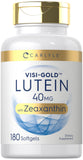 Carlyle frasco frontal mostrando 180 softgels y ventaja de suministro prolongado