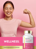 Carlyle ingredientes clave (ácido fólico, vitamina D) resaltados