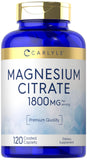 Carlyle frasco frontal con 120 caplets, presentación clara y confiable