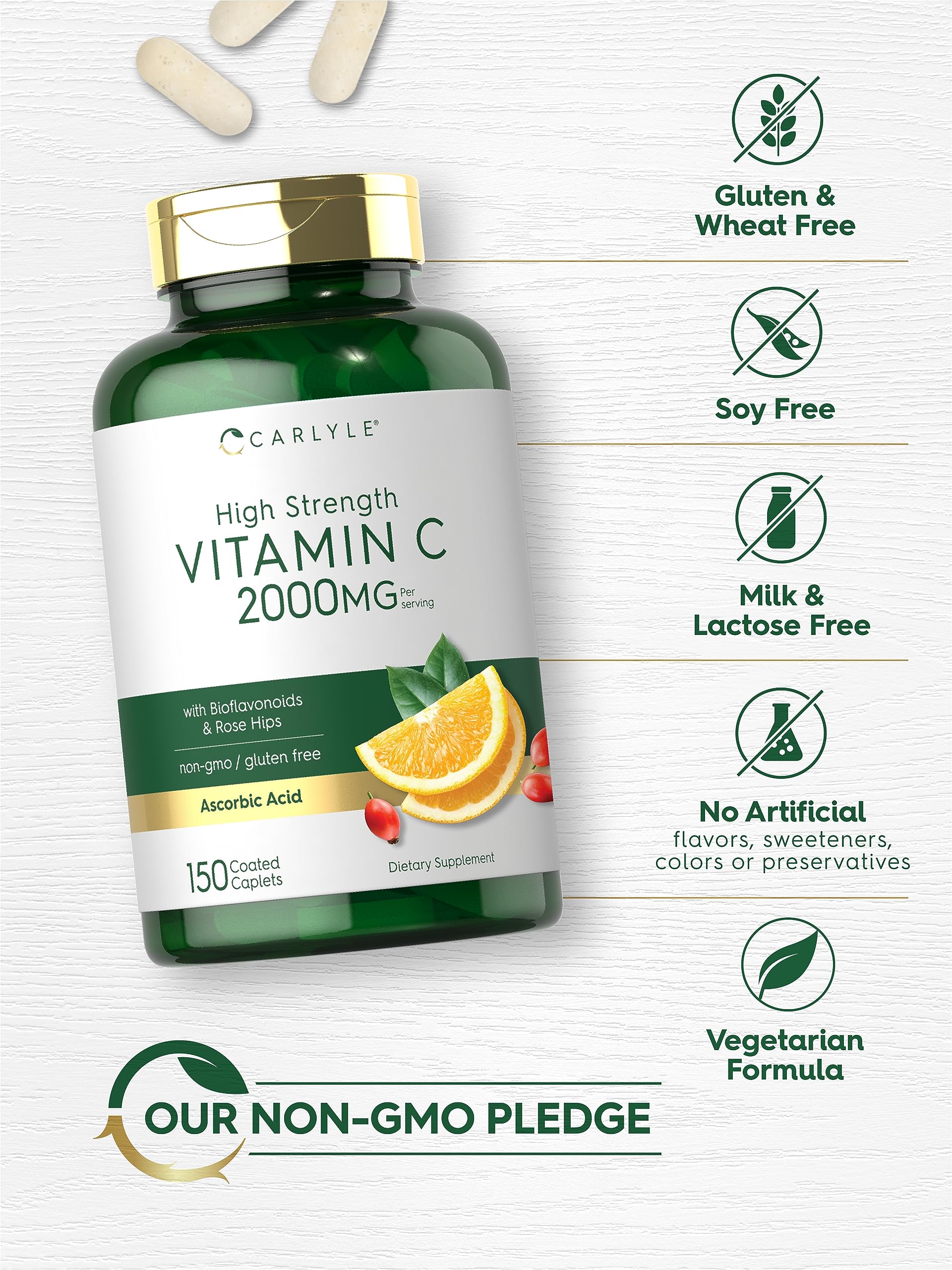 Carlyle rosa mosqueta como ingrediente visible que aporta extracto natural