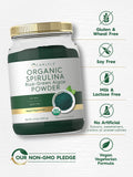 Carlyle spirulina comparación de tamaño del envase para referencia