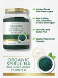 Carlyle spirulina en batido verde para energía matutina natural