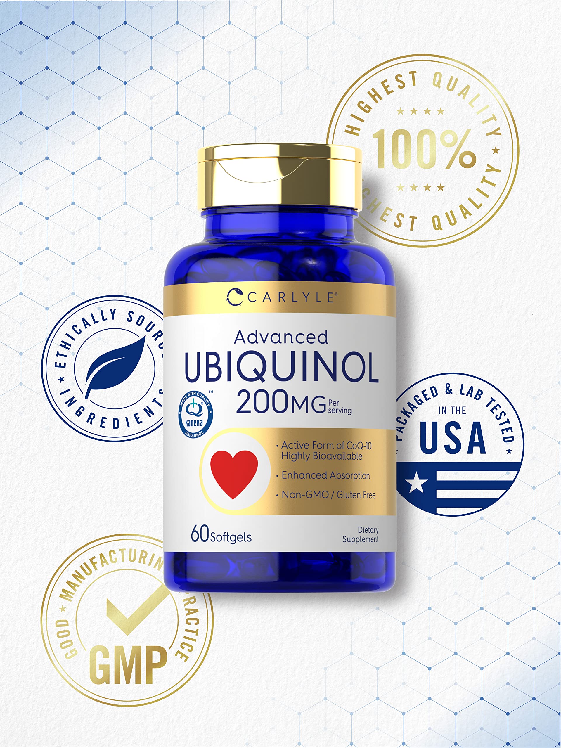 Carlyle etiqueta con ingredientes y certificaciones claras
