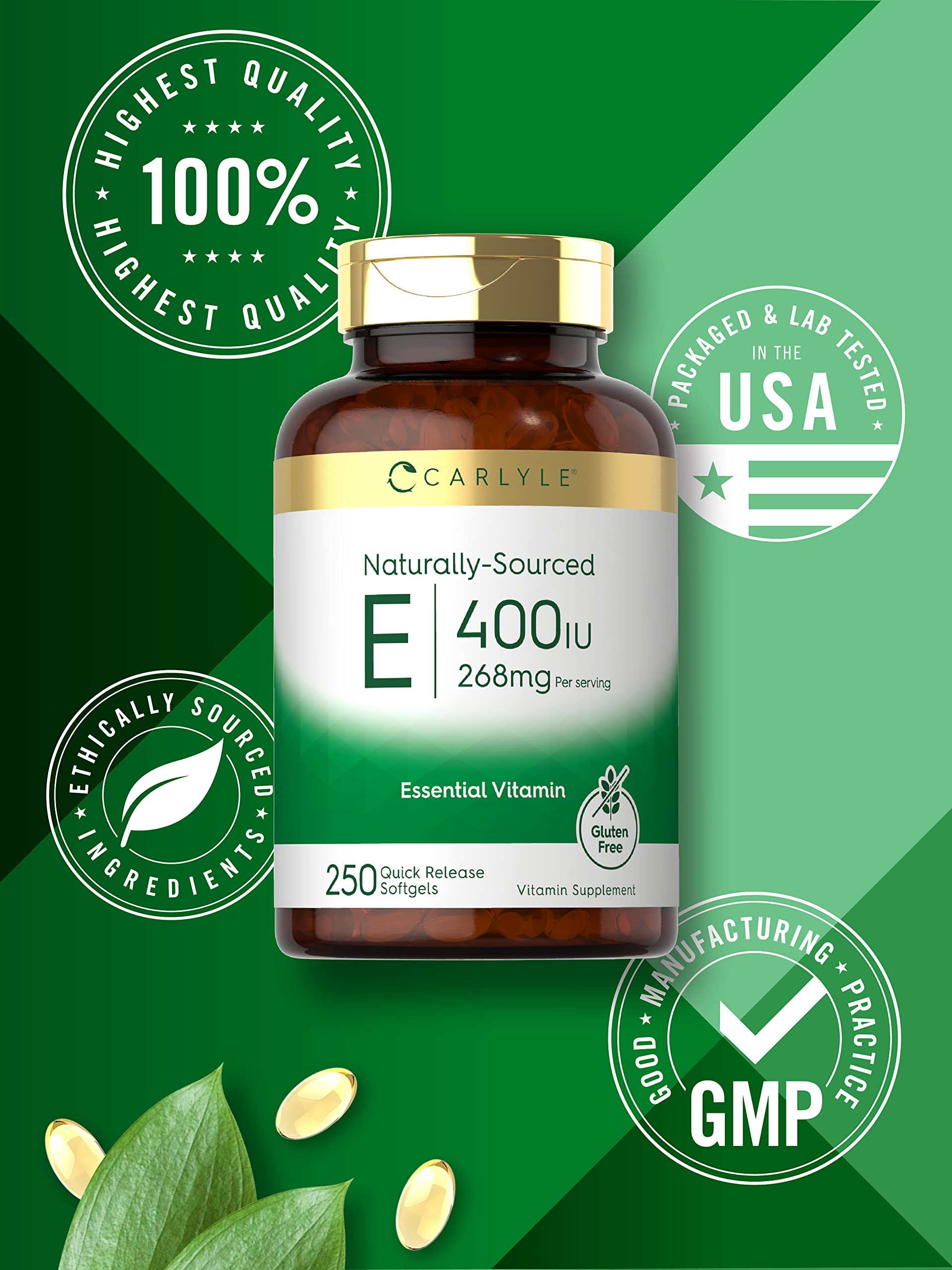 Carlyle etiqueta con ingredientes y libre de alérgenos, transparencia de calidad