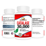 CATALASE EXTREME cápsula detalle de textura, evidencia de calidad del suplemento