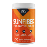 CAVU NUTRITION envase frontal mostrando el diseño y beneficio de fibra prebiótica