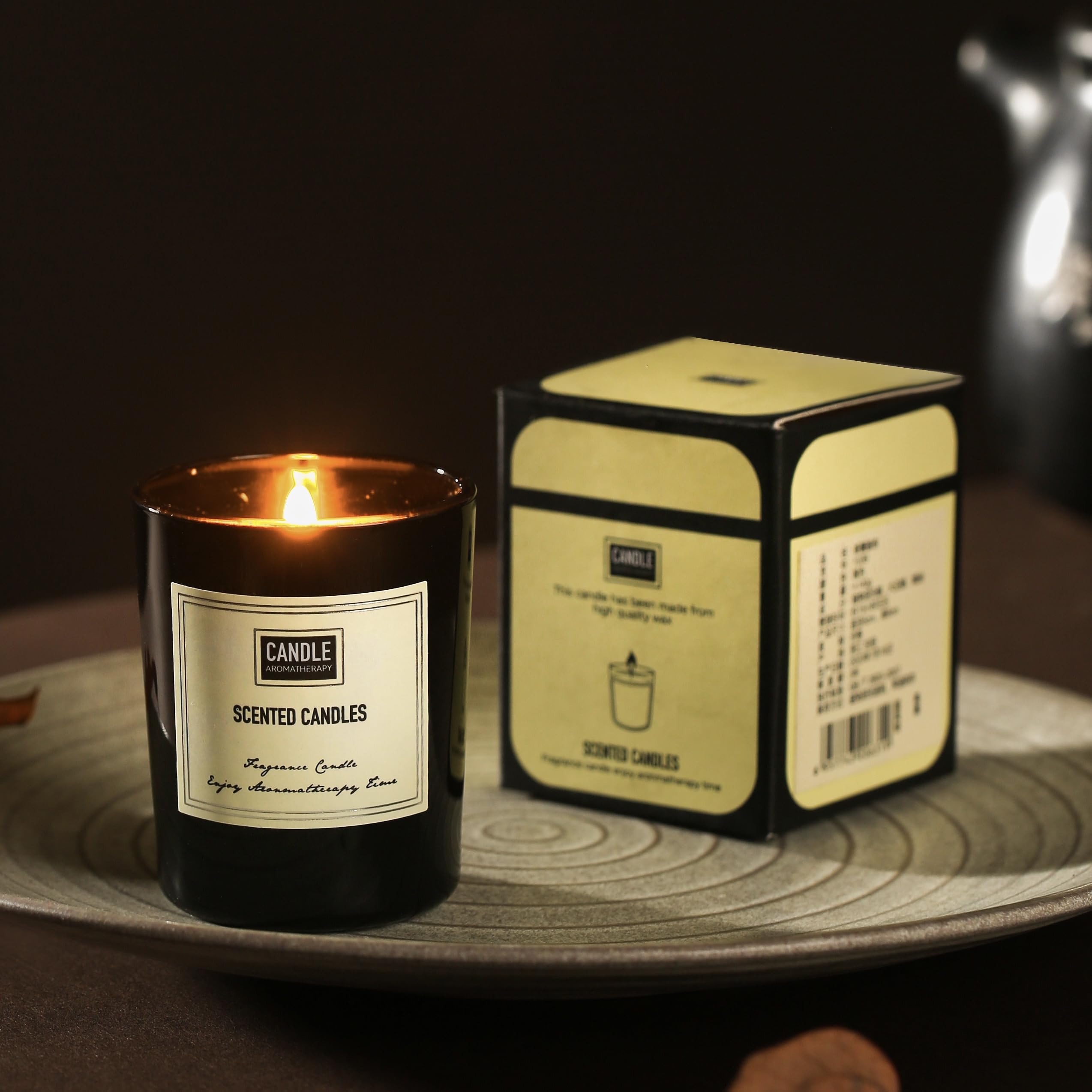 CCAENI vela aromática encendida que aporta ambiente y detalle al regalo