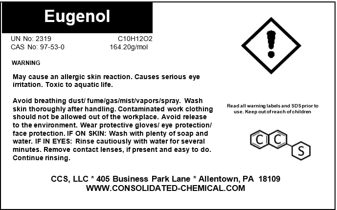 CCS LLC primer plano de textura líquida eugenol visiblemente clara y pura