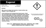 CCS LLC primer plano de textura líquida eugenol visiblemente clara y pura