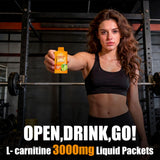 Presentación limón-lima de CDE L-Carnitine Liquid 3000 subrayando sabor natural