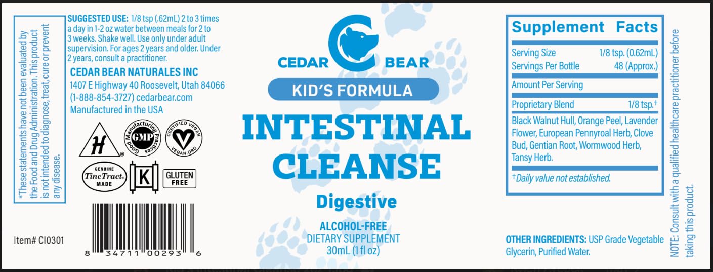 Cedar Bear detalle del tapón cuentagotas para dosificación precisa y segura